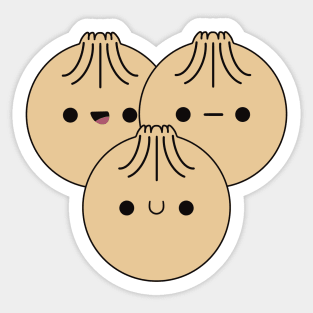 Cute Dumplings - Kawaii Dumplings Sticker